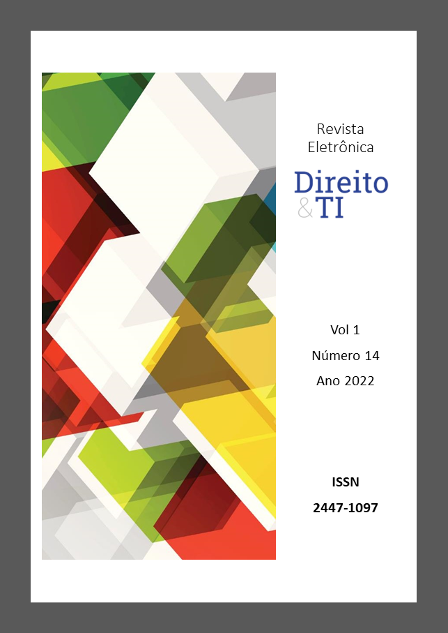 					Ver Vol. 1 Núm. 14 (2022): Revista Eletrônica Direito & TI
				